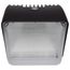 40 Watt Small LED Wall Pack w/ Integrated Bypassable Photocell CCT Selectable 120-277 Volts Dusk to Dawn Security Lighting IP65 Bronze Finish