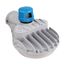60 Watt LED Area Light w/ Photocell CCT Selectable and Dimmable Gray Finish 120-277 Volts Ultra Bright Lumens