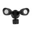 LED Security Light Dual Head Motion Sensor Included Bronze Finish 3000K