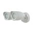 LED Security Light Dual Head White Finish 4000K