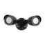 LED Security Light Dual Head Black Finish 4000K