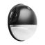 LED Small Round Wall Pack 20W CCT Selectable Bypassable Photocell 120-277 Volt Black Finish