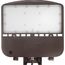 LED Area Light Type III, 150W, Bronze Finish, 5000K, 277-480V