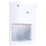 LED Turtle Friendly Small Wall Pack, 20W, Amber Color, White Finish