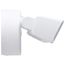 LED Security Light, Dual Head, Field Selectable, White Finish
