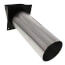 4" Brown Plastic Wide Mouth Dryer Vent Hood (Assembled)