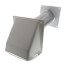 3" White Plastic Wide Mouth Dryer Vent Hood (Assembled)