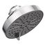 Chrome 6 function 4.5" Diameter Spray Head Eco-performance Shower Head, 6512EP