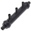 3/4" x 3/4" x 1/2" PureFlow PolyAlloy PEX Crimp Flow Through Manifold (3 Outlets)