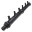Close x 1" x 1/2" PureFlow PolyAlloy PEX Crimp Manifold (6 Outlets)