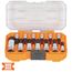 13 Piece Knurled Hex Bit Socket Set, Metric
