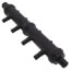 1" x 3/4" x 1/2" PureFlow PolyAlloy PEX Crimp Flow Through Manifold (4 Outlets)