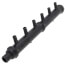 1" x 1" x 1/2" PureFlow PolyAlloy PEX Crimp Flow Through Manifold (6 Outlets)
