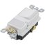 Decora Combination Switch w/ LED Guide Light, 15A - White (120V)