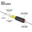 1/2" Color-Coded Heavy-Duty Magnetic Hollow-Shaft Nut Driver