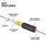 1/4" Hollow-Shaft Heavy-Duty Nut Driver (Color-Coded)