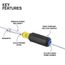 3/8" Color-Coded Heavy-Duty Magnetic Hollow-Shaft Nut Driver