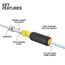 5/16" Color-Coded Heavy-Duty Magnetic Hollow-Shaft Nut Driver