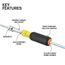 Hollow Magnetic Color-Coded Heavy-Duty Nut Driver Set, 6-Piece (1/4" to 9/16")