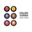 Hollow Magnetic Color-Coded Heavy-Duty Nut Driver Set, 6-Piece (1/4" to 9/16")