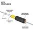 7/16" Color-Coded Heavy-Duty Magnetic Hollow-Shaft Nut Driver