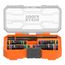 KNECT Quad-16 Heavy Duty Impact Flip Socket Set, 6 Piece, SAE and Metric