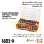 KNECT Complete Impact Pass Through & Flip Socket Set, 39 Piece, SAE/Metric