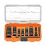 KNECT Quad-24 Heavy Duty Impact Flip Socket Set, 9 Piece, SAE and Metric