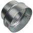 6" x 5" 24 Ga Galvanized Reducer