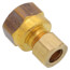 3/8" OD Tube x 1/2" FIP Brass Compression Connector