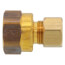 3/8" OD Tube x 1/2" FIP Brass Compression Connector