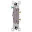 Single-Pole Grounding Toggle Switch, 15A - White (120V)