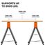 Fixed-Leg Saw Horse (2 Pack)