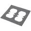 Double Gang Receptacle Firestop Cover Guard