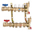 1-1/4" Inverted Manifold w/ Shut-Off Valves (3 Loops)