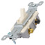Triple-Pole Grounding Toggle Switch, 15A - Light Almond (120V)