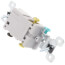 Triple-Pole Grounding Toggle Switch, 15A - White (120V)
