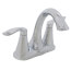 Eva Two-Handle Bathroom Faucet (Chrome), 66410