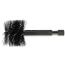 1" ID (1-1/8" OD) Power Copper Fitting Cleaning Plumbing Brush w/ 1/4" Hex Shank