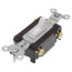 Quadruple-Pole Grounding Toggle Switch, 15A - White (120V)