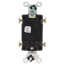 Quadruple-Pole Grounding Toggle Switch, 15A - White (120V)