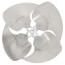 17" Diameter 33 Degree 1/2" CW 4-Blade Fan, 667354R
