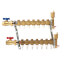 1" TwistFlow Manifold w/ Temp Gauge, Inverted PEX Loops (7 Loops)