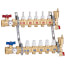 1" Inverted TwistFlow Manifold w/ Temp Gauge (10 Outlets)