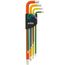 9-Piece Ball End Color-Coded Hex L-Key Set (Metric)