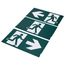 Running Man Green Combo Exit Sign/Emergency Light, 120/347V, 2HR backup, Single/Dual Face, Universal Mounting, Wet Location, Low Temperature, Remote-Capable