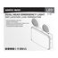 Emergency Light, 120-347V, 2HR Backup, Universal Mounting, Wet Location, Low Temperature