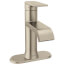Genta Single Handle High Arc Bathroom Faucet (Brushed Nickel)