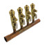 1" Copper Manifold w/ 1/2" Compression Balancing Valves 4 Outlets