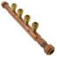 3/4" Open Copper Manifold w/ 1/2" Push-Fit Outlets (4 Outlets)